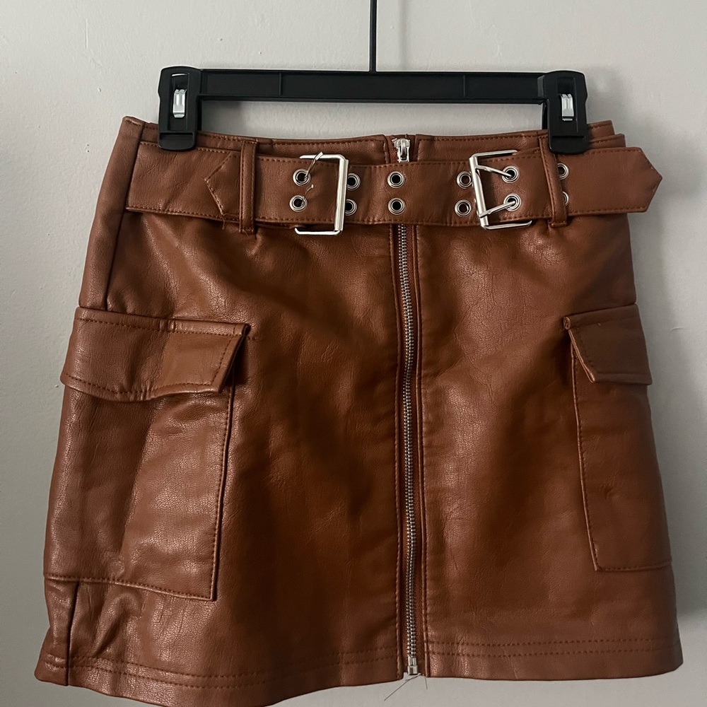 Fashion Nova Brown Pencil Skirt